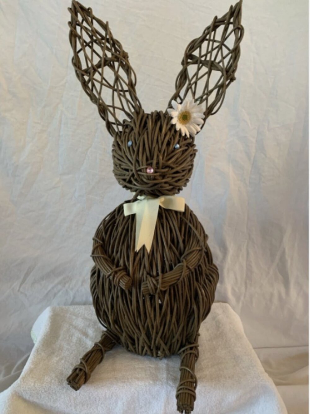 Pottery Barn Kids -Vine Bunny, Medium with Cream Ribbon item # 3924651